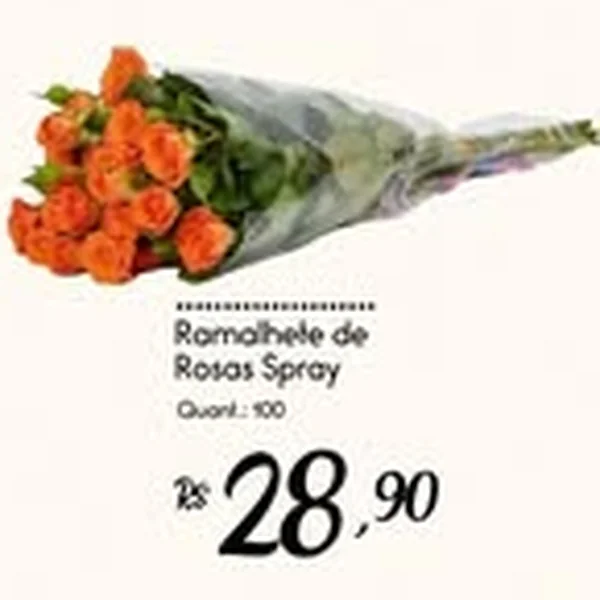Recorte do encarte de Ramalhete de Rosas Spray