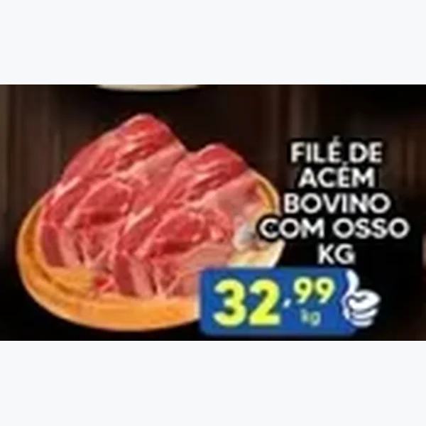 Filé de Acém Bovino com Osso