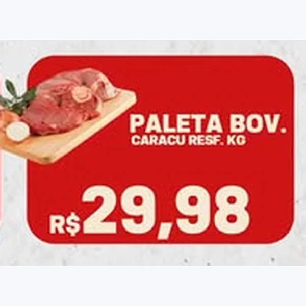 Recorte do encarte de Paleta Bovino Caracu Resfriado