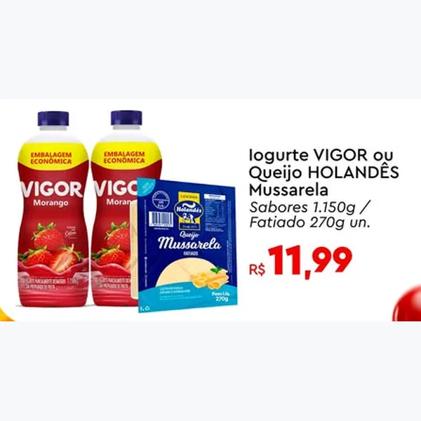Queijo Mussarela Fatiado Holandês 270 g