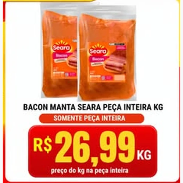 Recorte do encarte de Bacon Manta Seara