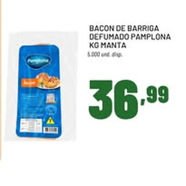 Bacon de Barriga Defumado Manta Pamplona
