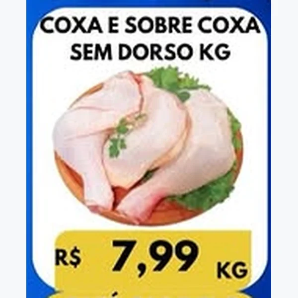 Recorte do encarte de Coxa e Sobrecoxa sem Dorso