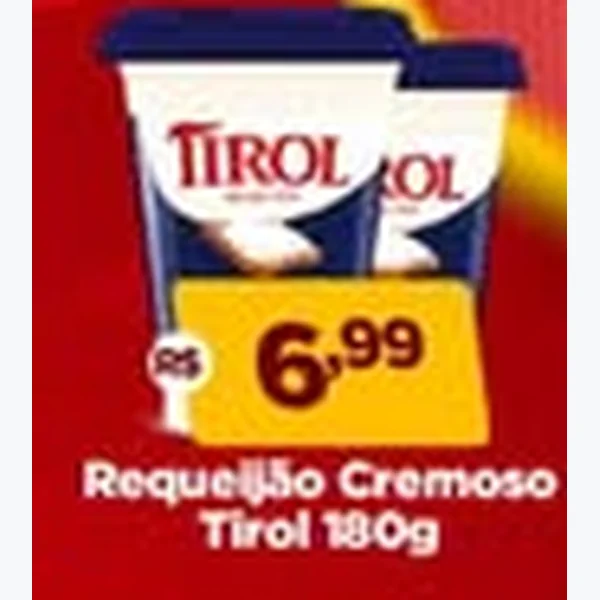 Requeijão Cremoso Tirol 180 g