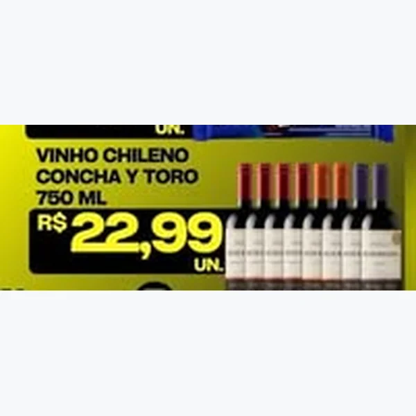 Vinho Chileno Concha y Toro 750 ml