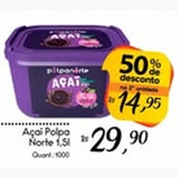 Açaí Polpa Norte 1,5 L