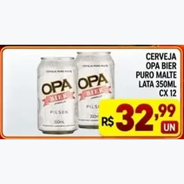 Cerveja Puro Malte Opa Bier 12 un × 350 ml