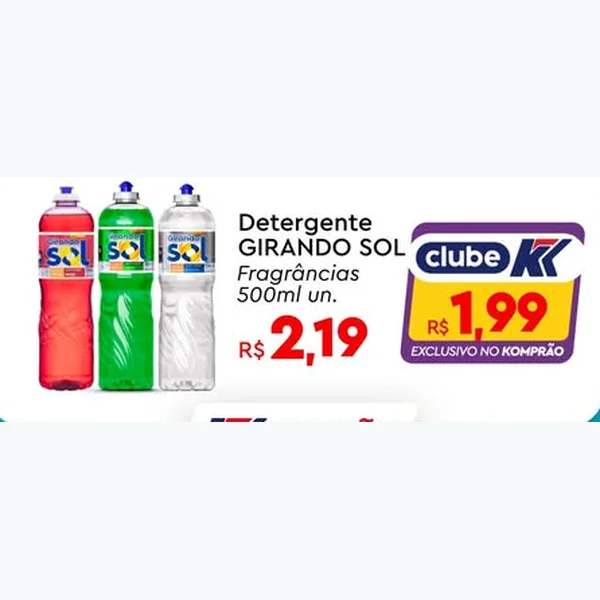 Detergente GIRANDO SOL 500 ml