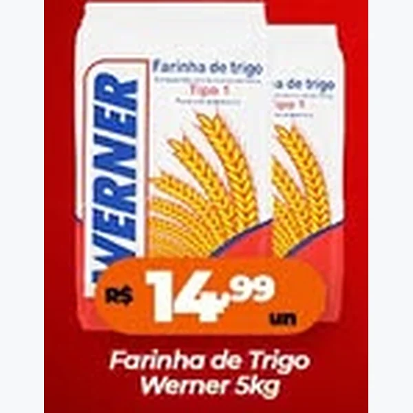 Recorte do encarte de Farinha de Trigo Verner 5 kg