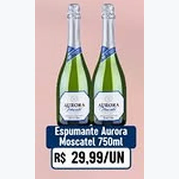 Recorte do encarte de Espumante Aurora 750 ml