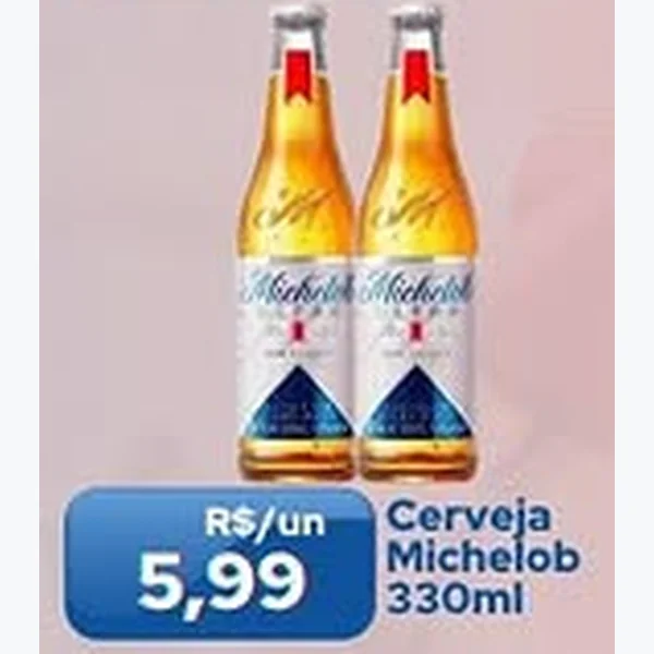 Recorte do encarte de Cerveja Michelob 330 ml