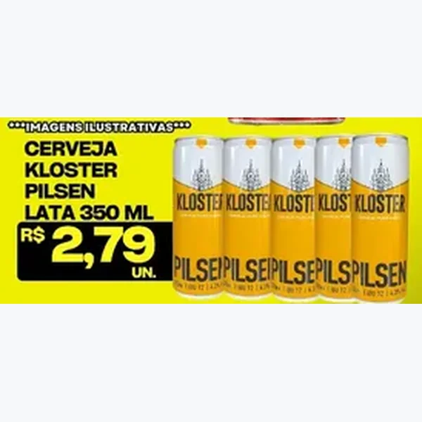 Cerveja Pilsen Kloster 350 ml