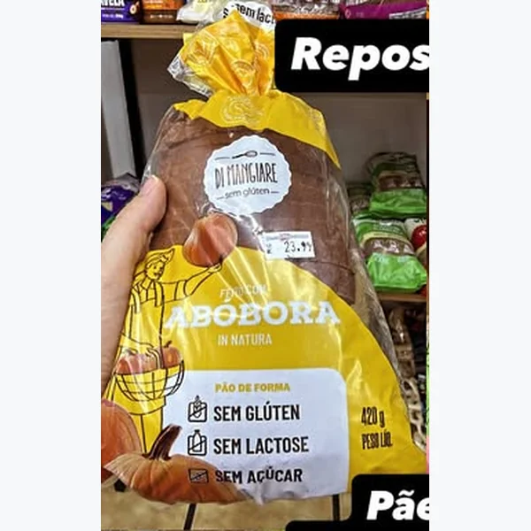 Pão de Forma Abóbora Di Mangiare 420 g