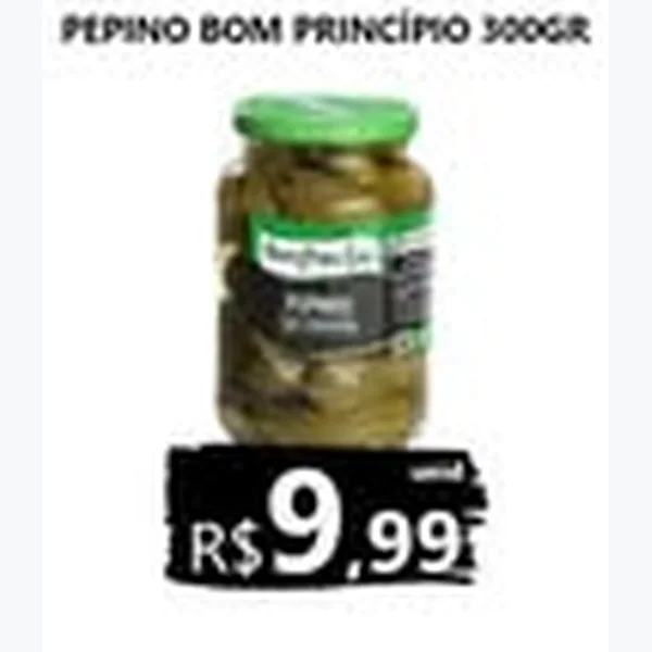 Recorte do encarte de Pepino Bom Princípio 300 g