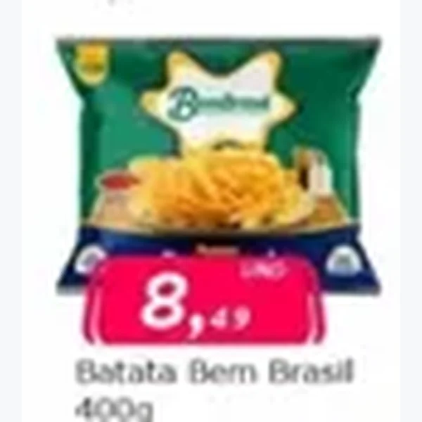 Recorte do encarte de Batata Bem Brasil 400 g