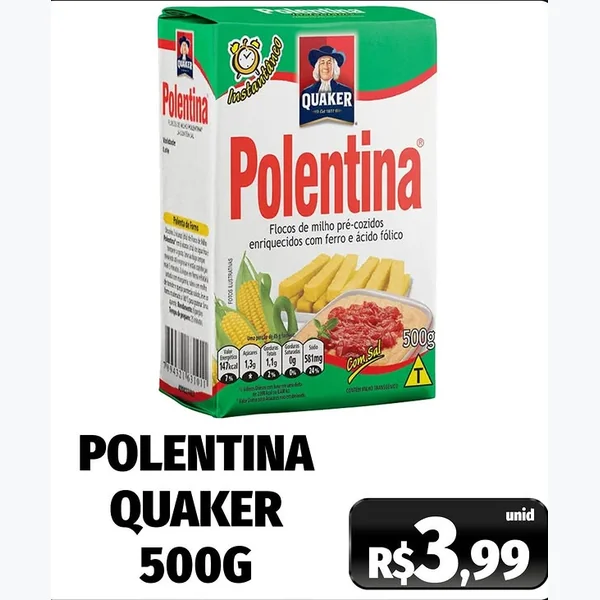 Polentina Quaker 500 g