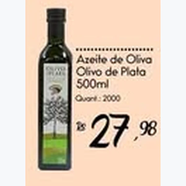 Recorte do encarte de Azeite de Oliva Olivo de Plata 500 ml