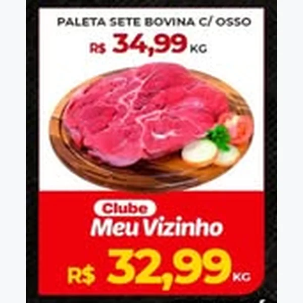 Paleta Sete Bovina C/ Osso