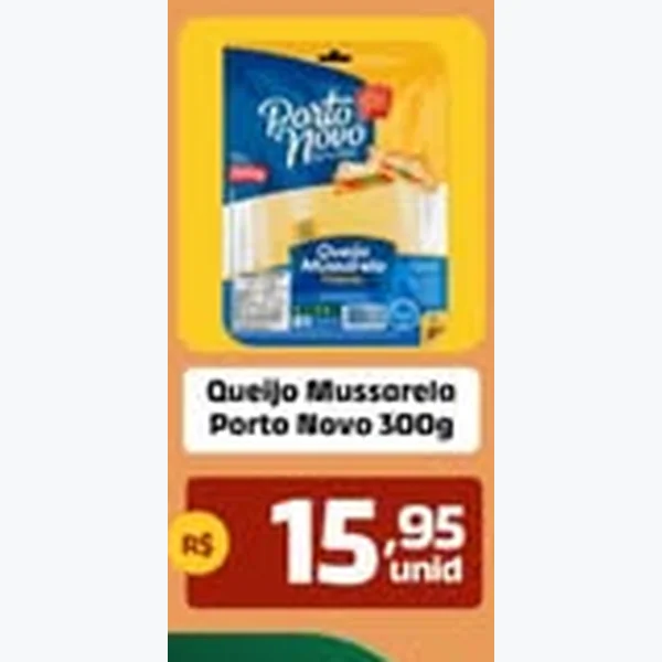 Queijo Mussarela Porto Novo 300 g
