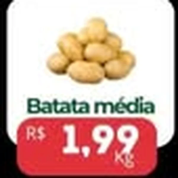 Recorte do encarte de Batata Média