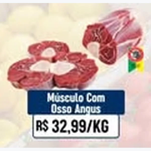 Recorte do encarte de Músculo com Osso Angus