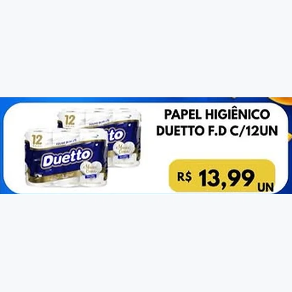 Papel Higiênico Duetto 12 un