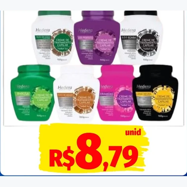 Creme de Tratamento Capilar Hedera 960 g
