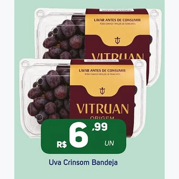 Recorte do encarte de Uva Crinsom Vitruan