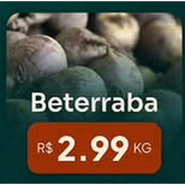 Recorte do encarte de Beterraba