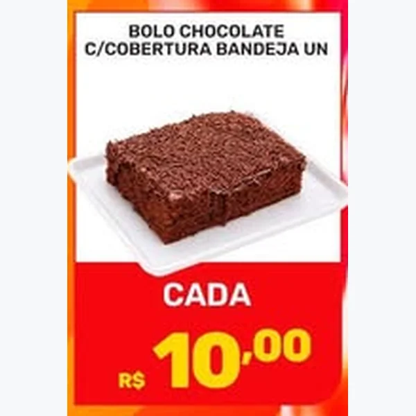 Recorte do encarte de Bolo Chocolate C/ Cobertura