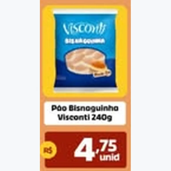 Pão Bisnaguinha Visconti 240 g