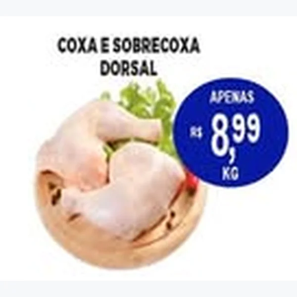 Recorte do encarte de Coxa e Sobrecoxa Dorsal