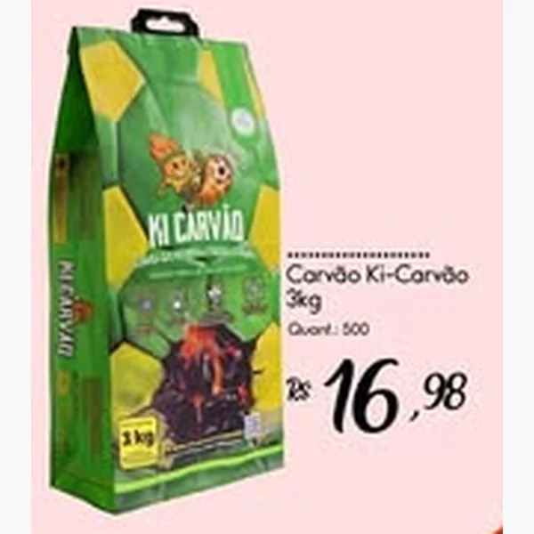 Carvão Ki-Carvão 3 kg