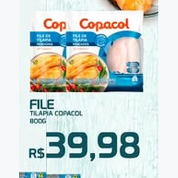 Filé Tilápia Copacol 800 g