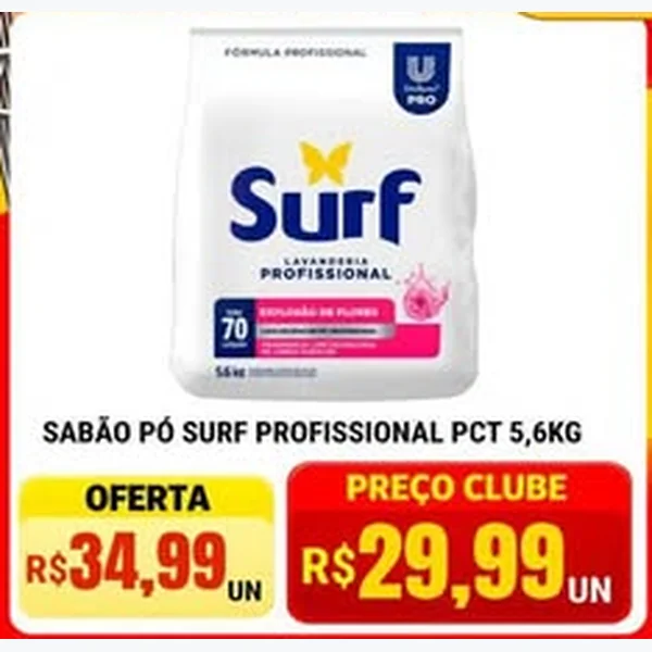 Sabão em Pó Profissional Surf 5,6 kg