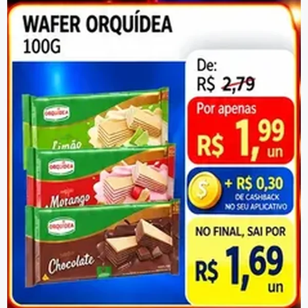 Wafer Orquídea 100 g