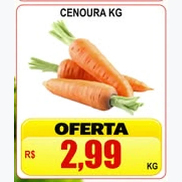 Recorte do encarte de Cenoura