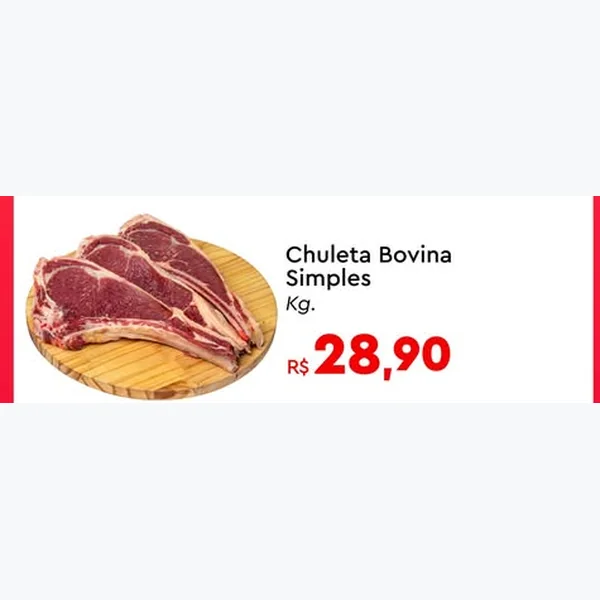 Chuleta Bovina Simples