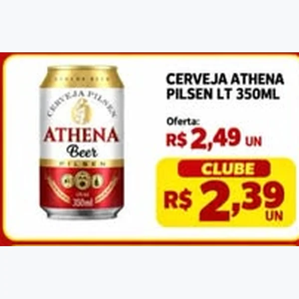 Cerveja Pilsen Athena 350 ml