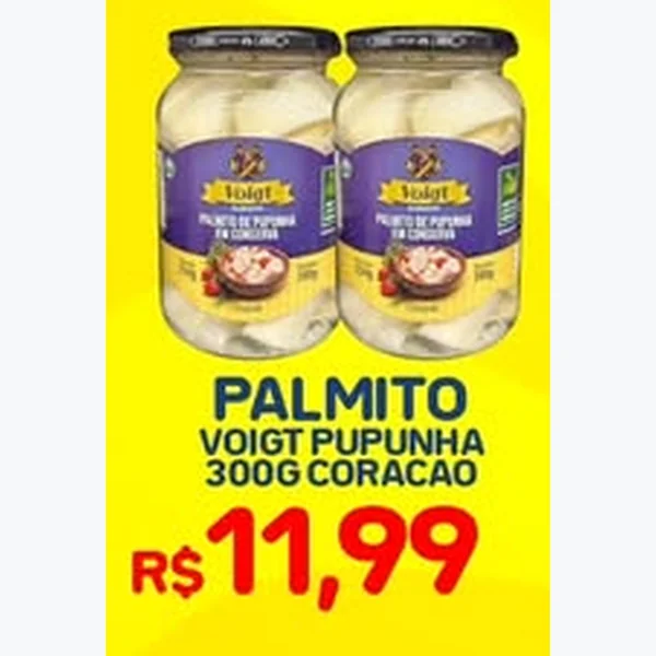 Palmito Pupunha Coração Voigt 300 g