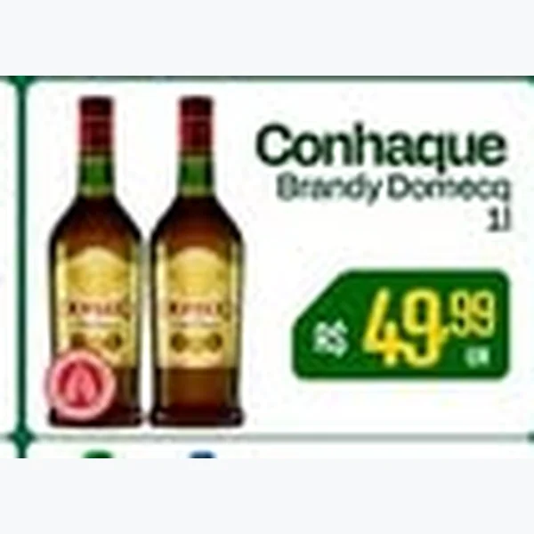 Recorte do encarte de Conhaque Brandy Domecq 1 L