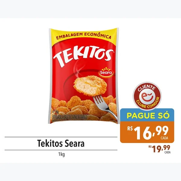 Empanado a Base de Carne de Frango Seara 1 kg