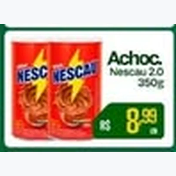 Recorte do encarte de Achocolatado Nescau 350 g