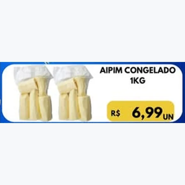 Recorte do encarte de Aipim Congelado 1 kg