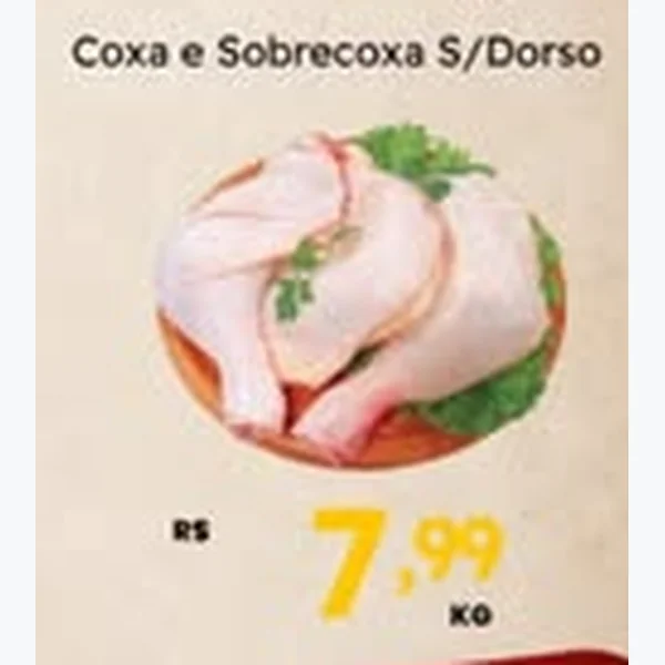 Recorte do encarte de Coxa e Sobrecoxa S/dorso