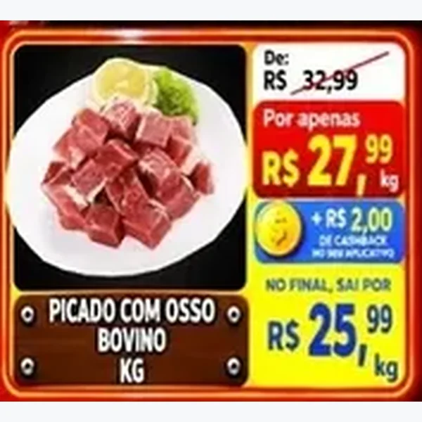 Recorte do encarte de Picado com Osso Bovino