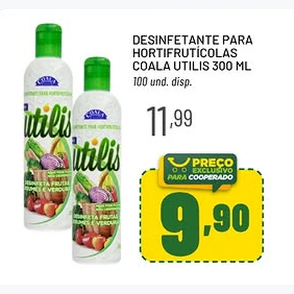 Desinfetante para Hortifrutícolas Coala 300 ml