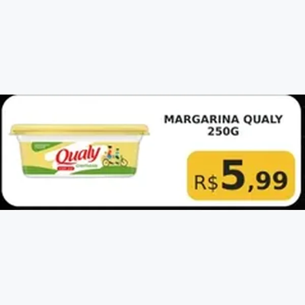 Recorte do encarte de Margarina Qualy 250 g