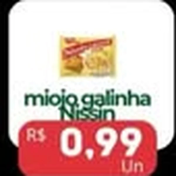 Miojo Galinha Nissin