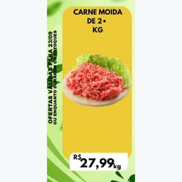 Recorte do encarte de Carne Moída